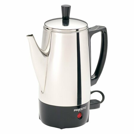 PRESTO 6 Cup Coffee Percolator SS 2822